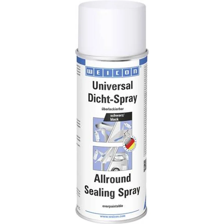 WEICON Dichtspray Herstellerfarbe Schwarz 11554400 400ml – Bild 1