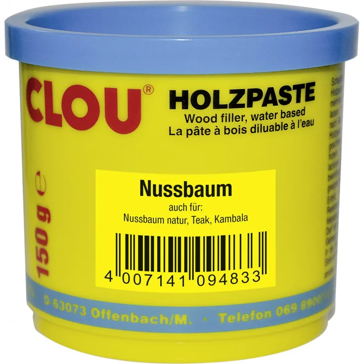 Clou Holzpaste 150 g, nussbaum