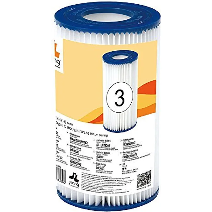 Avenli Pool Filter-Kartusche III Filterparone Ø 106x203 Innen Ø 52mm Kartuschenfilter für Poolpumpe Filteranlage Schwimmbecken Schwimmbad Pool Spa Whirpool