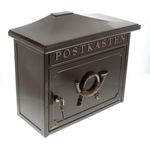 BURG-WÄCHTER Stahlblech-Briefkasten, Postkasten Sylt 1883K kupfer-metallic