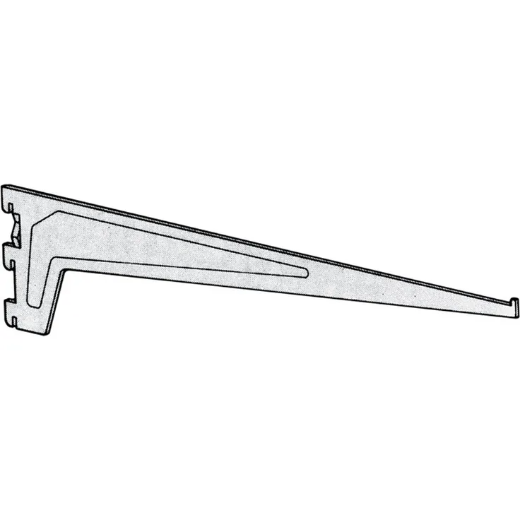 Element System 10105-00803 Träger PRO 10105, Länge 500 mm, Stahl weiß-alu (RAL 9006)