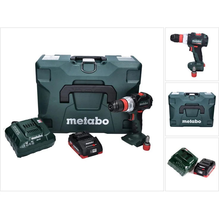 Metabo BS 18 LT BL Q Akku Bohrschrauber 18 V 75 Nm Brushless + 1x Akku 4,0 Ah + Ladegerät + MetaLoc