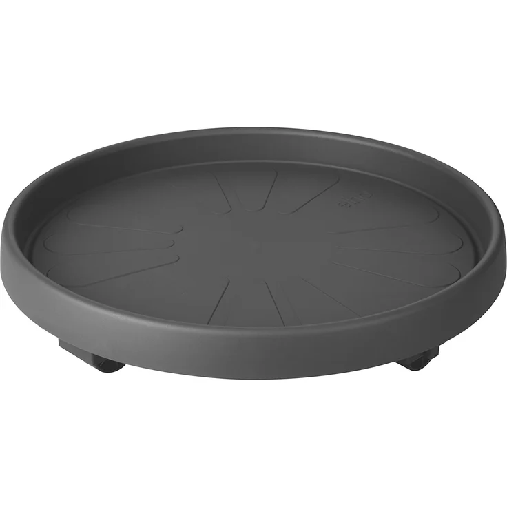 elho universal Planttaxi 40 ? Runder Untersetzer mit Rollen für jede Art von Pflanzentopf in Anthrazit ? Für gesunde und frische Pflanzen ? Ø 39,5 x H 5,1 cm – Bild 1