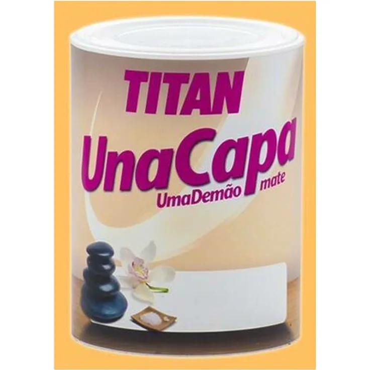 Matte Painting eine Schicht ,  750 ml - Gelb - Titan