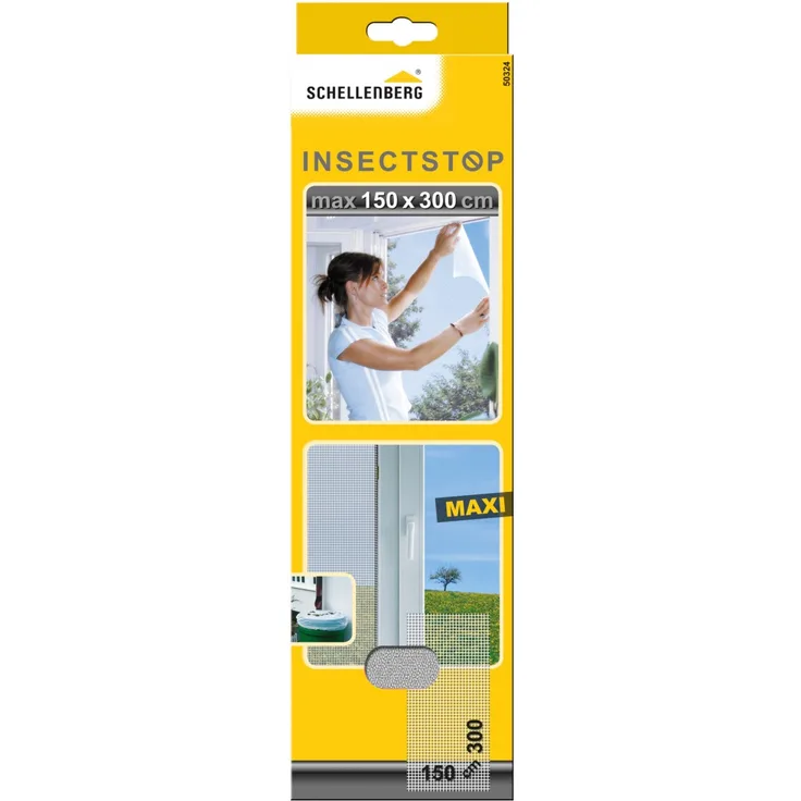 Schellenberg Insektenschutz Gitter MAXI 150 x 300 cm, weiß