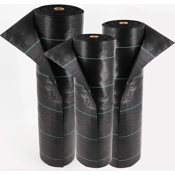 60m² Bodengewebe Unkrautfolie Mulchfolie 100g 2m breit