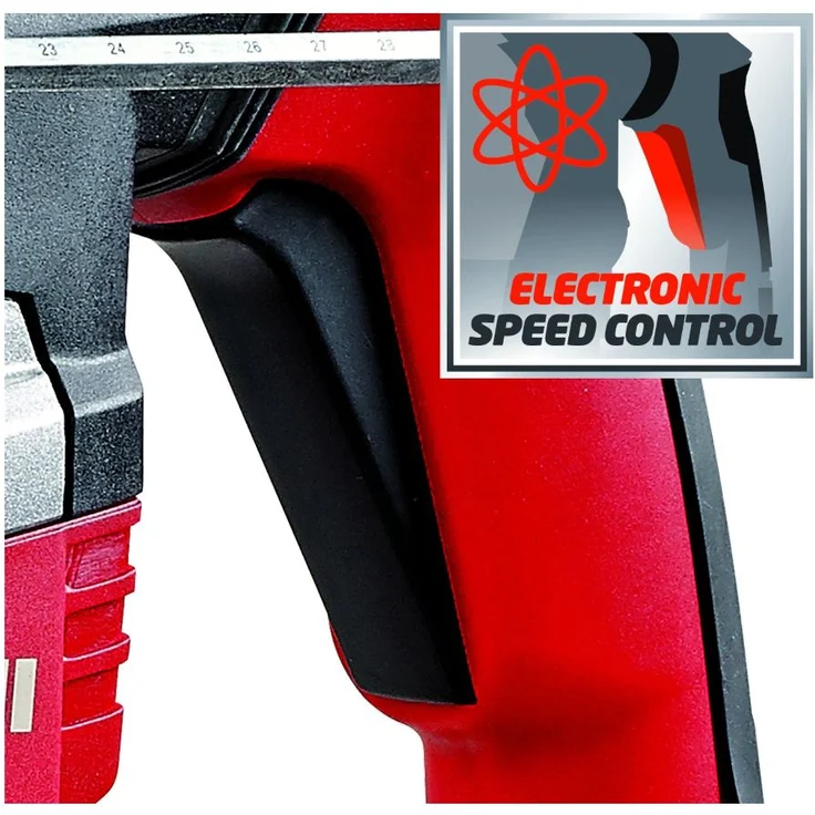 Einhell Bohrhammer TE-RH 38 E (1050 W, 9 J, Bohrleistung Ø 38 mm, SDS-Max-Aufnahme, Metall-Tiefenanschlag, Virbrationsdämpfung mit Andruckanzeige, Koffer) – Bild 3