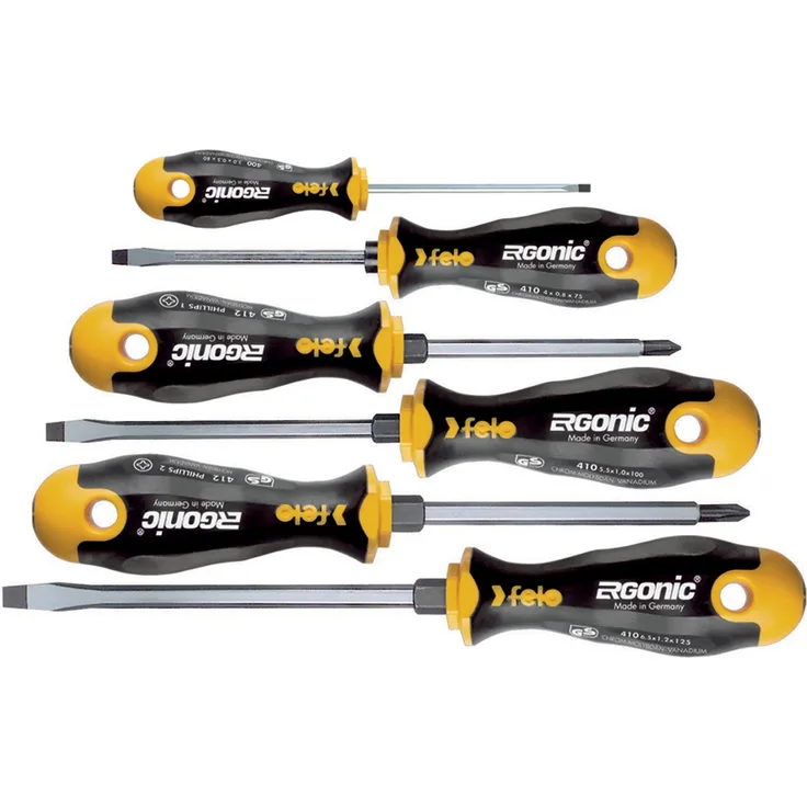 Felo 41096148 Ergonic Schraubendreher Satz 6-teilig