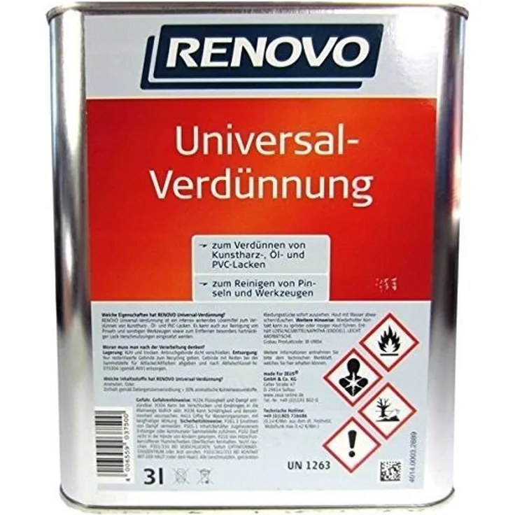 3 Liter Universalverdünnung - Renovo