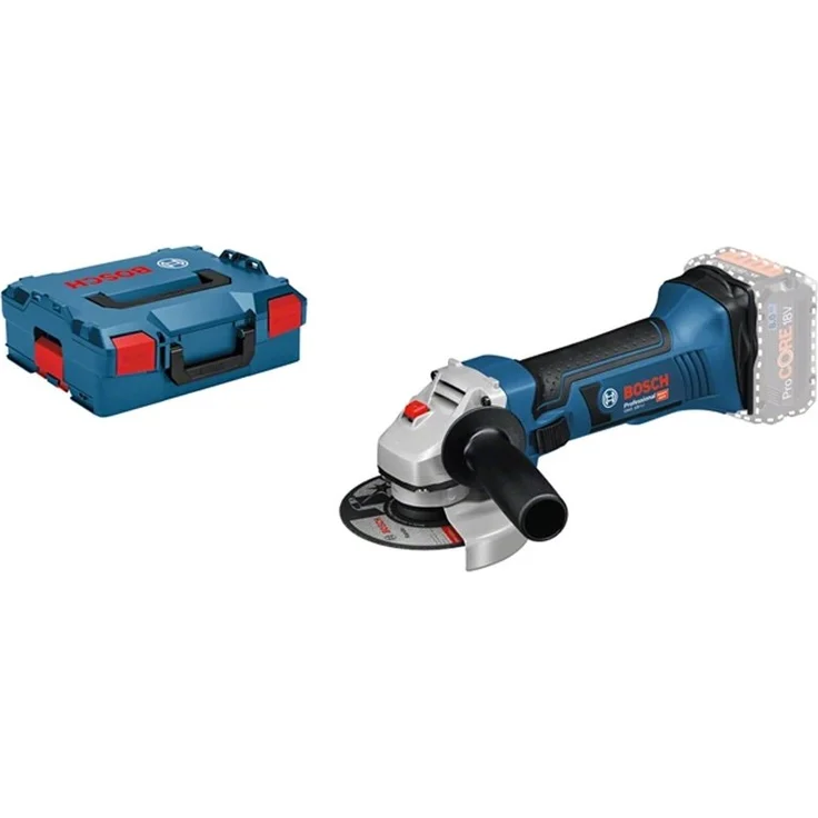 Bosch Professional 18V System Akku Winkelschleifer GWS 18-125 V-LI (Leerlaufdrehzahl: 10.000 min-1, Scheiben-D: 125 mm, ohne Akkus und Ladegerät, in L-BOXX) – Bild 1