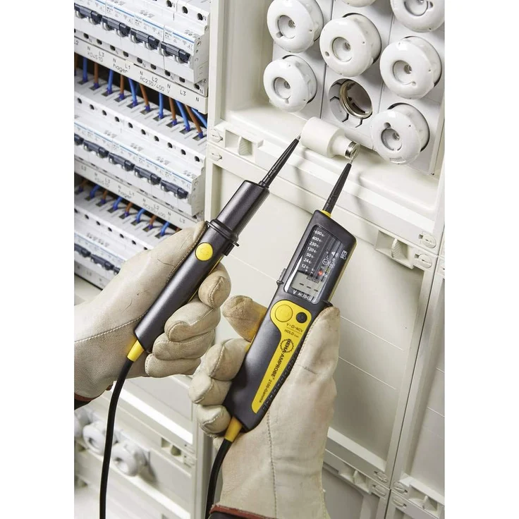 Beha-Amprobe Beha Amprobe 2100-GAMMA Zweipoliger Spannungsprüfer, 12-1000 V-AC, 12-1200 V-DC, LED, LCD CAT II – Bild 4