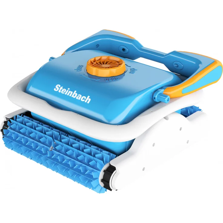 Steinbach Poolrunner Twin - Poolroboter vollautomatischer Schwimmbadreiniger für Boden und Wände 20 kg, 12 m/min, 2 m Tauchtiefe, 18 m Kabellänge - Preisvergleich – Bild 1