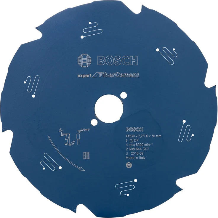 Bosch 2608644347 Kreissägeblatt EX FC H 230x30mm mit 6 Zähnen