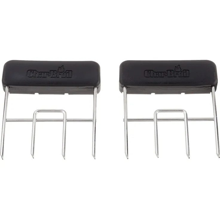 Char-Broil 140 002 Grillgabel, Edelstahl, für Pulled Pork