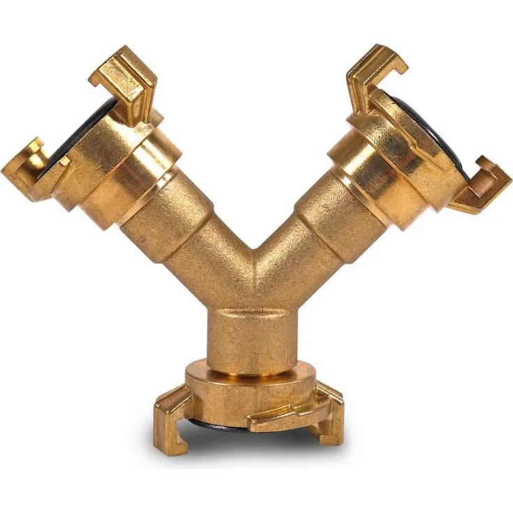 mega 3-Wege Y-Stück, Kugelhahnabsperrung - Schnellkupplung Bewässerungszubehör