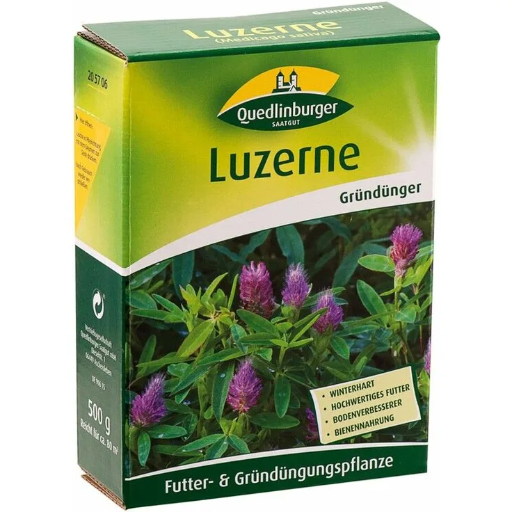 QUEDLINBURGER SAATGUT Quedlinburger Saatgut - Luzerne 500 g | Gründünger