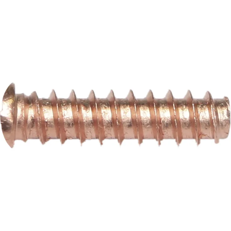 GYS 049420 Gewindebolzen-Ø 5 x 18 mm-verkupfert-100 Stück