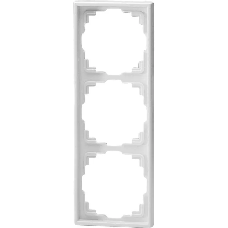 SOMFY Abdeckrahmen 3fach weiß 9700161