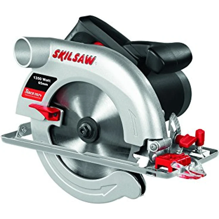 Skil Handkreissäge 5765 AA (1.350W, 65mm, mit Hartmetallbestücktes Sägeblatt und Parallelanschlag) – Bild 1