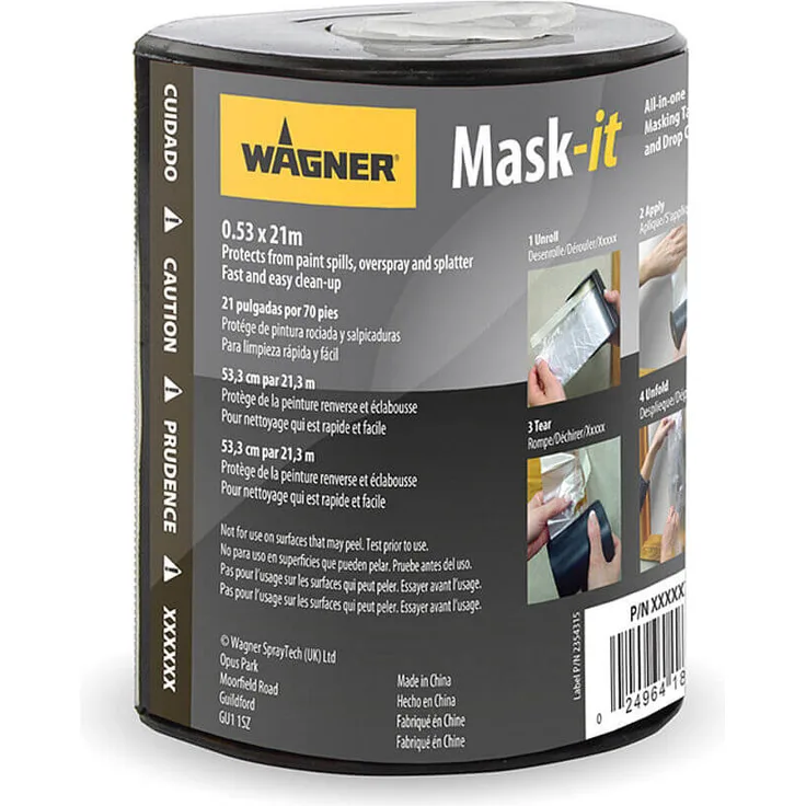 WAGNER Mask IT Abdeckset fC<r Wand & Decke | Klebeband und Abdeckfolie - Wagner Group