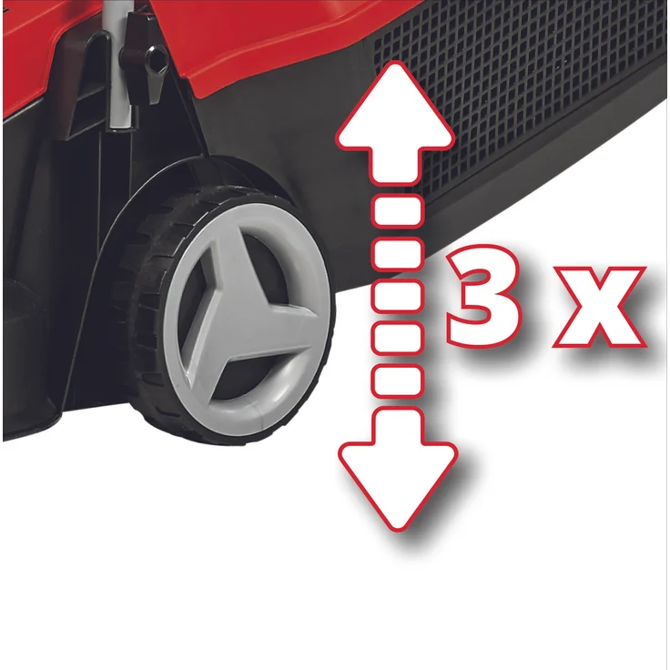 Einhell Akku-Rasenmäher GE-CM 18-32 Li Power X-Change - Li-Ion, 18 V, 32 cm Schnittbreite, Brushless Motor, 3-stufige axiale Schnitthöhenverstellung 30-70 mm, ohne Akku und Ladegerät – Bild 3