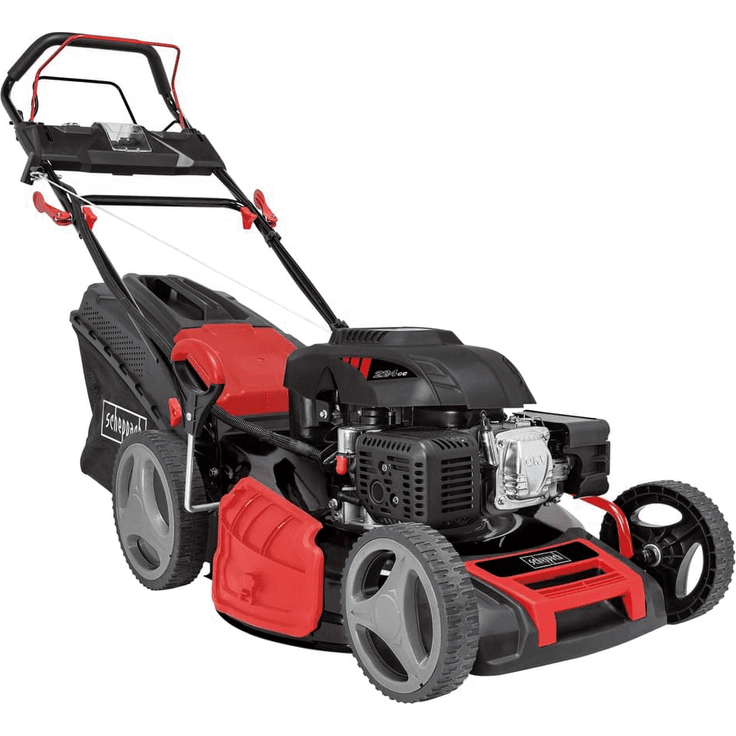 Scheppach MS225-53E Benzin Rasenmäher Benzinmäher 53cm Mäher mit Radantrieb 7in1