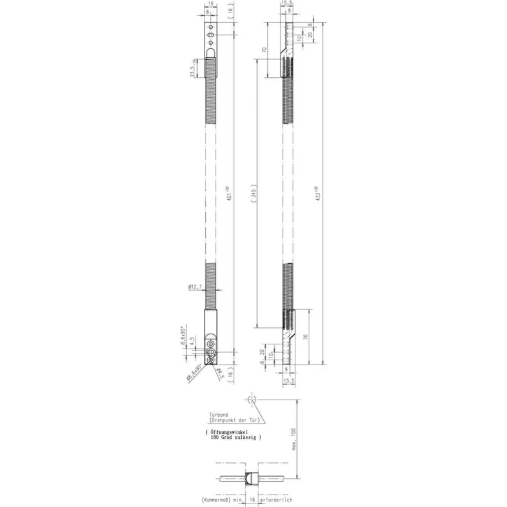 EFFEFF ASSA ABLOY Kabelübergang 10312-21--00