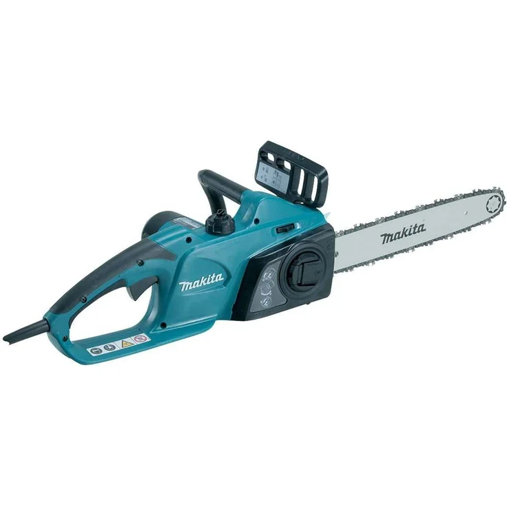 Makita UC4041A Elektro-Kettensäge 40 cm Schwertlänge, 1.800 Watt Leistung, Kettenteilung 3-8'', Schwarz, Blau – Bild 1