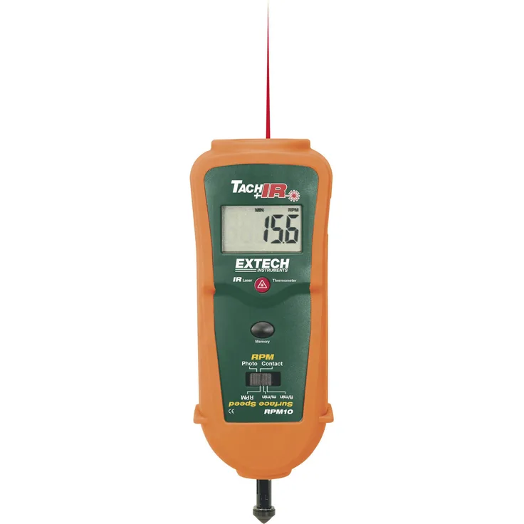Extech RPM10 Drehzahlmesser mechanisch, optisch 0.5 - 19999 U-min 10 - 99999 U-min