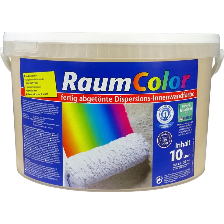 Wilckens - Wilckens Raumcolor Latte Macchiato Innenfarbe Wandfarbe hochdeckend matt Farbe - braun – Bild 1