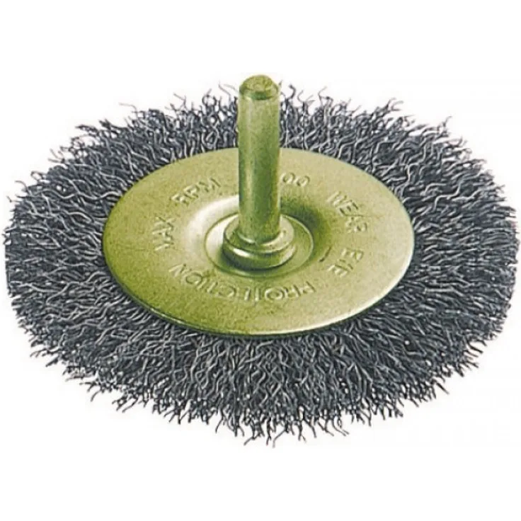 wolfcraft 1 Scheiben-Drahtbürste S=6 mm ø75 x10 mm