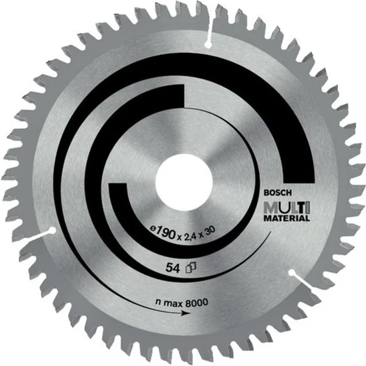 Bosch Professional Kreissägeblatt (für Multi Material, AußenØ: 235 mm, Bohrung: 30 mm, Zubehör für Kreissägen) – Bild 1