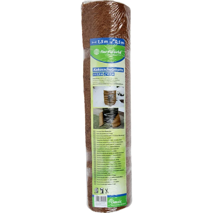 Floraworld 010884 Kokosschutzmatte Classic, Braun, 150 x 50 x 50 cm – Bild 1
