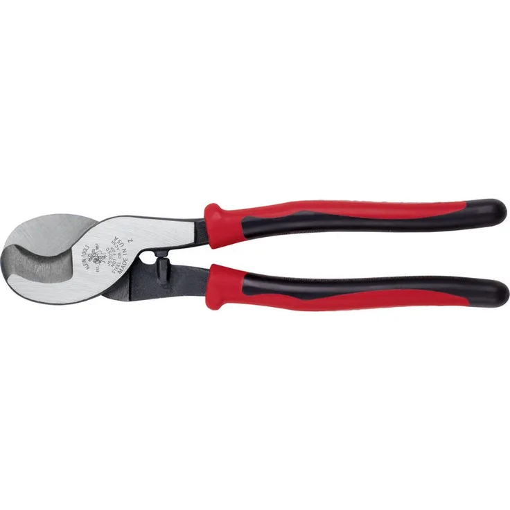 KLEIN TOOLS J63050 Journeyman Kabelschneider mit hoher Hebelwirkung, rot-schwarz