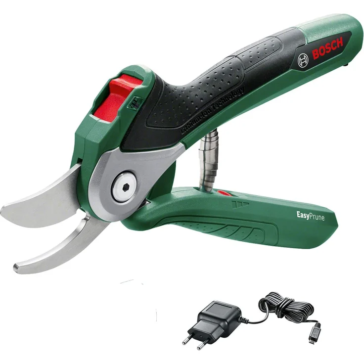 Bosch EasyPrune elektrische Gartenschere (integrierter 3,6 Volt Akku, 450 Schnitte-Akkuladung, in Blisterpackung) – Bild 1