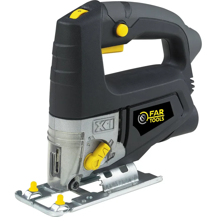 Fartools JS 650B Stichsäge, 650 W, verstellbare Geschwindigkeit, Pendelbewegungen, Schnittkapazität max. 65 mm