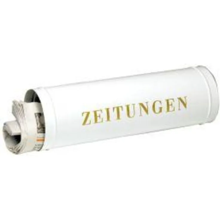 BURG-WÄCHTER Zeitungsrolle mit Kunststoffabdeckung, Briefkastenergänzung, 800 Si, Silber