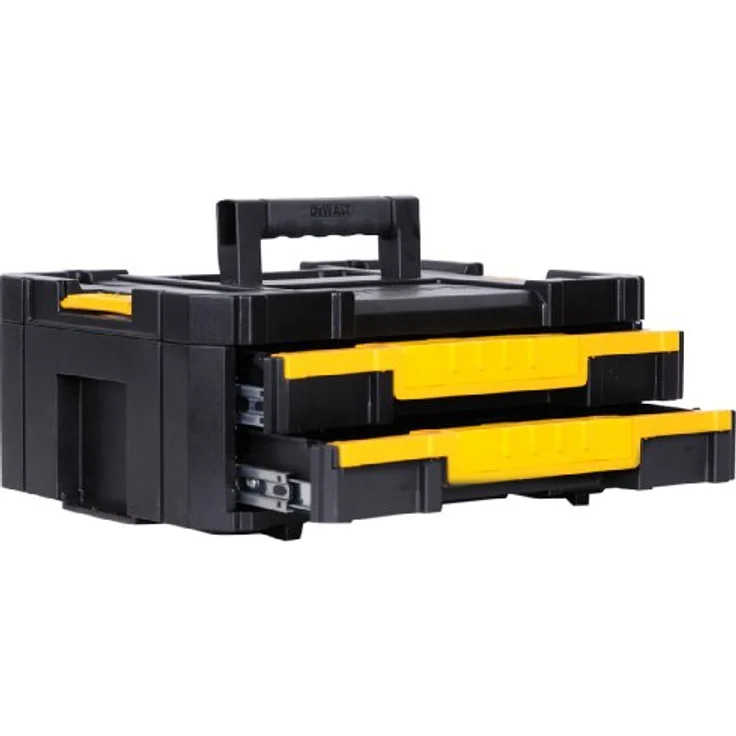 Dewalt DWST1-70706 T STAK-Box IV Doppelschubladen-Werkzeugbox (mit herausnehmbaren Innenteilern) – Bild 1