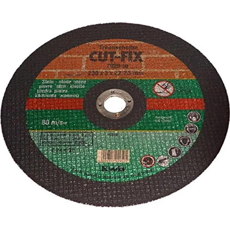kwb Trennscheibe Cut-Fix 792950 (230 x 22, 3.0 mm dick, für Steinbearbeitung, für Winkelschleifer)
