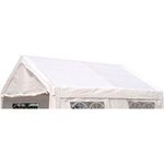 Ersatzdach - Dachplane PALMA für Zelt 4x4 Meter, PVC weiss 480g-m², incl. Spanngummis