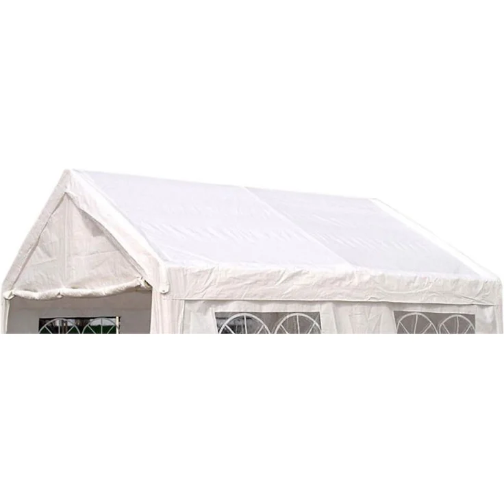Ersatzdach - Dachplane PALMA für Zelt 4x4 Meter, PVC weiss 480g-m², incl. Spanngummis – Bild 1