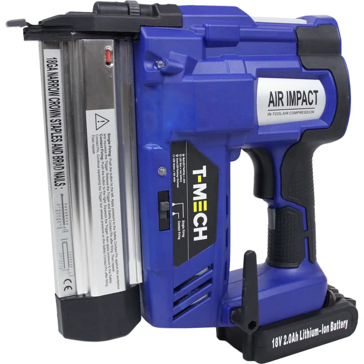 T-Mech Nagelpistole / Elektrotacker mit Extra AKKU