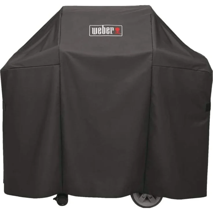 Weber Grillabdeckung, für Genesis 200 Serie, schwarz, wetterfest, Polyester