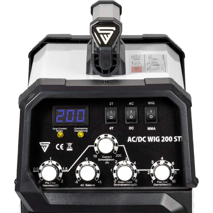 STAHLWERK AC/DC WIG 200 ST IGBT - Kombi 200 A WIG + MMA Elektroden Schweißgerät – Bild 2