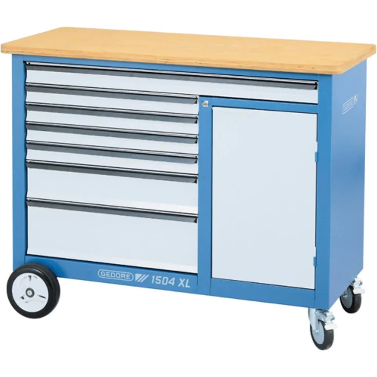 GEDORE 1504 XL Rollwerkbank 1,25 m breit