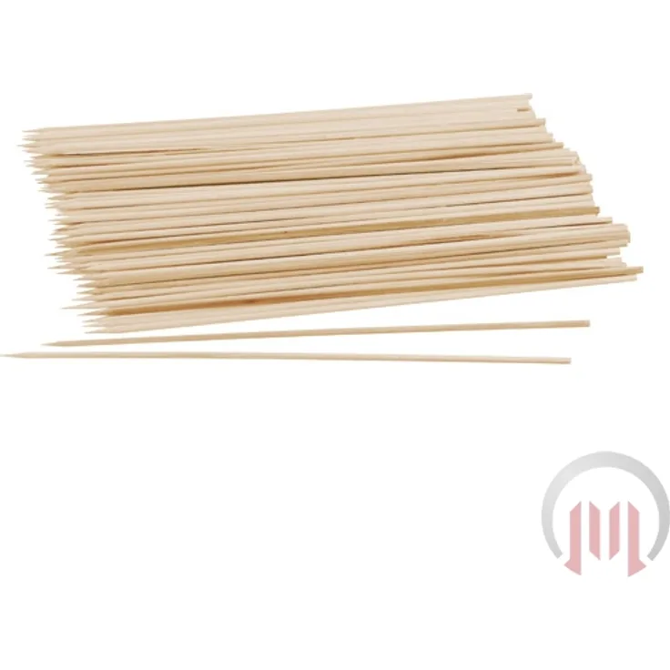 Papstar Grillspieße Schaschlikspieß, Holz, 20 cm, 50 Stück