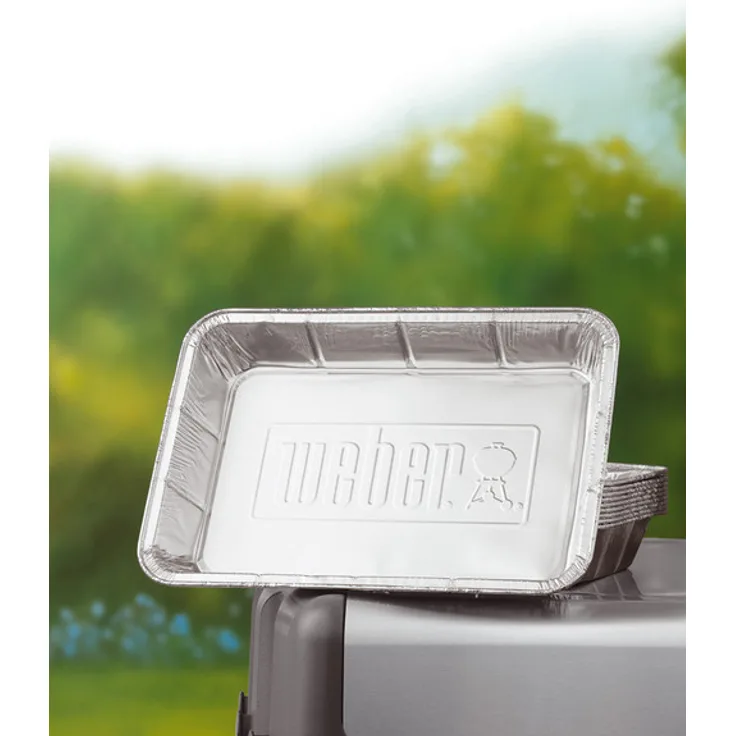 Weber Alu-Tropfschalen groá, 10 Stck