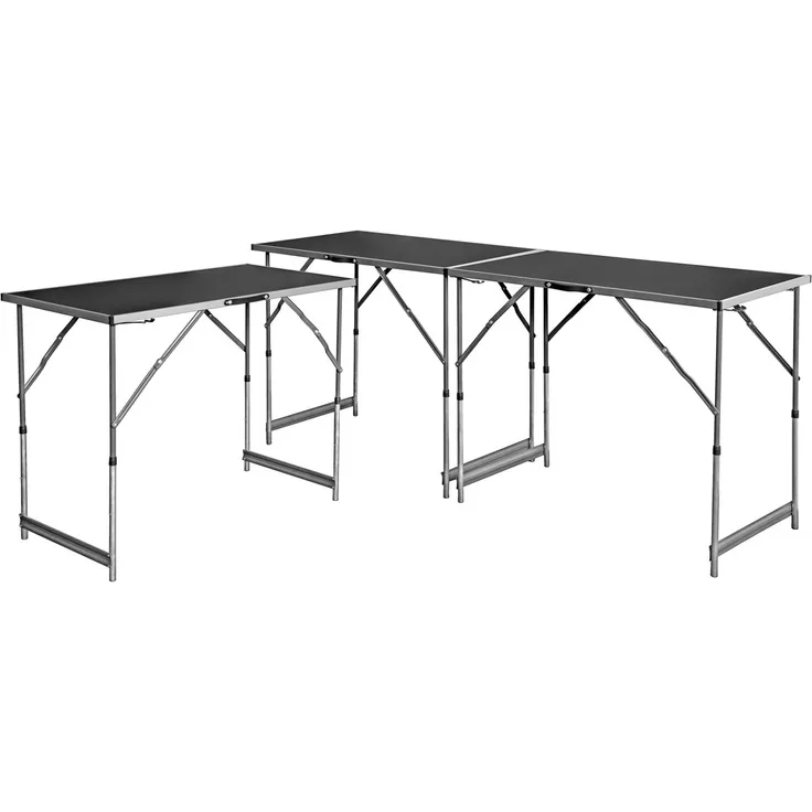 Tapeziertisch Alu 3tlg. 300x60cm (bestehend aus 3 Elementen je 100x60 cm)