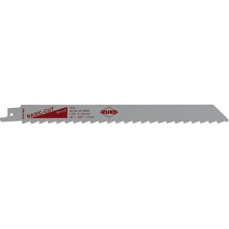 Ruko 33189235 Säbelsägeblatt 8923-5 225 x 18 x 1.25 mm, 5-Stück