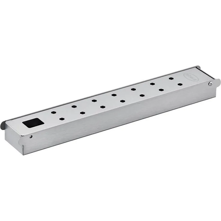 RÖSLE Räucherbox VIDERO Edelstahl, Hochwertige Smokerbox für Raucharoma im Gasgrill, Edelstahl 18/10